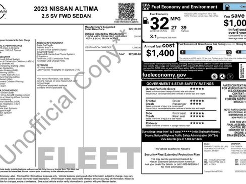 Used 2023 Nissan Altima 2.5 SV FWD image 8