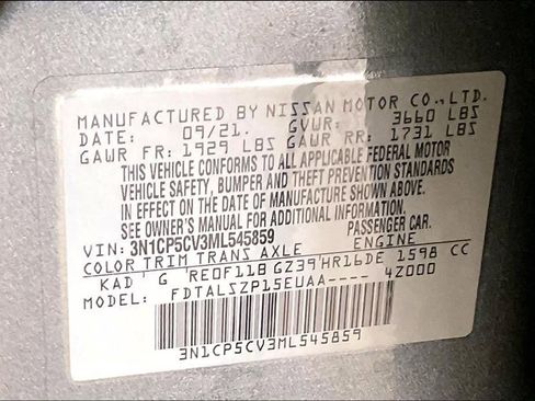 Used 2021 Nissan Kicks SV image 32