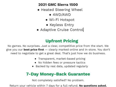 Certified 2021 GMC Sierra 1500 Denali w/ Denali Ultimate Package AWD/4WD image 2