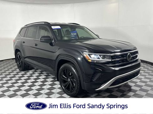Used 2022 Volkswagen Atlas SE w/ Black Wheel Package AWD/4WD image 1