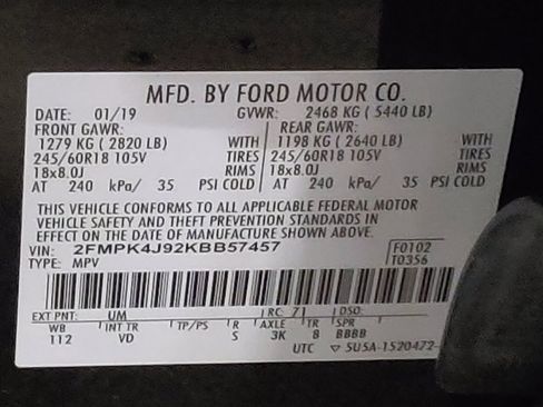 Used 2019 Ford Edge SEL w/ Equipment Group 201A AWD/4WD image 33