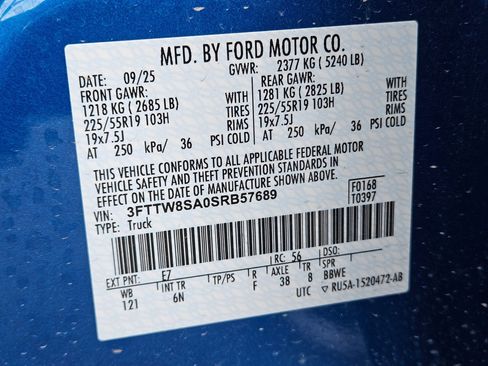 Used 2025 Ford Maverick Lariat w/ 4K Tow Package image 36