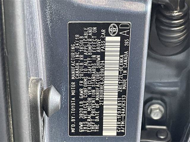 Certified 2018 Toyota Corolla LE w/ Carpet Mat Package (TMS) FWD image 31