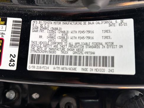 Certified 2021 Toyota Tacoma SR5 RWD image 39