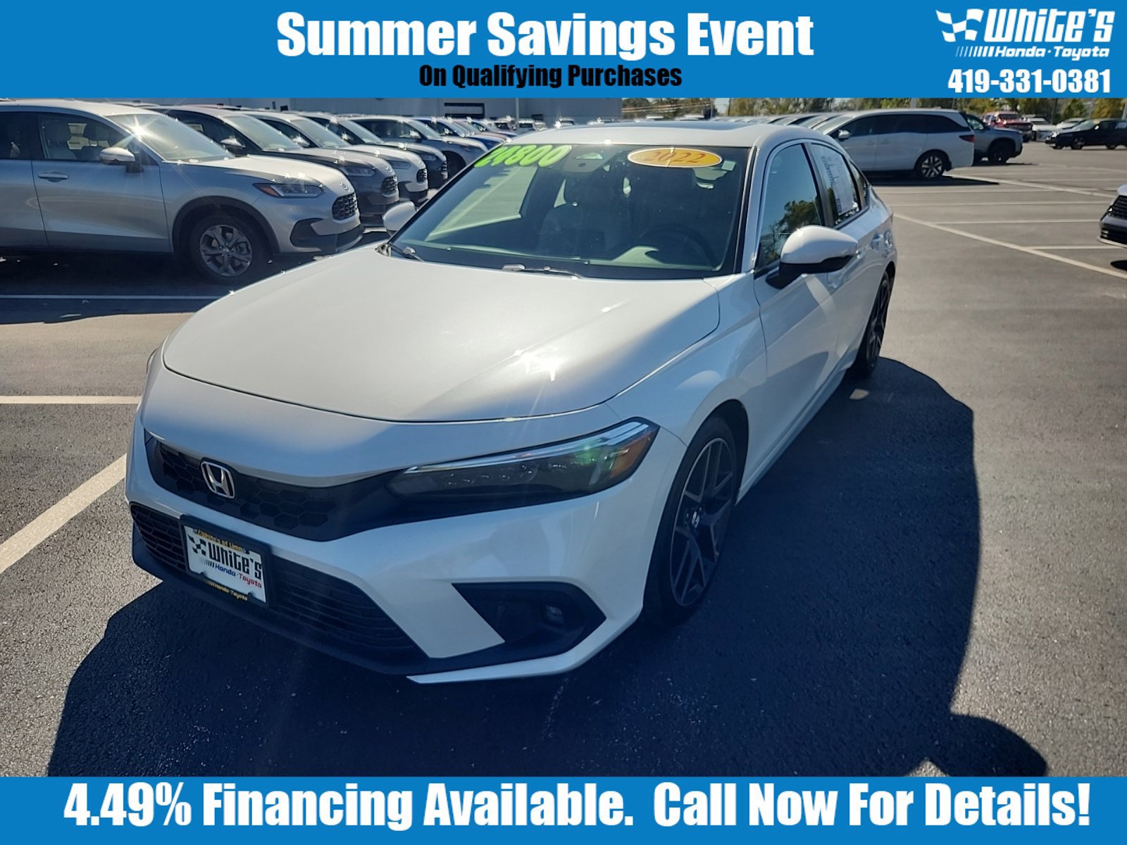 Used 2022 Honda Civic Sport Touring image 1
