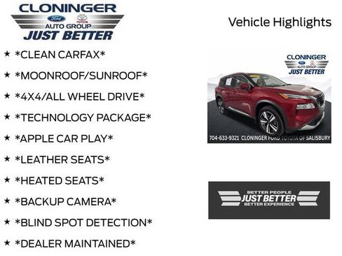 Used 2023 Nissan Rogue Platinum w/ Platinum Premium Package AWD/4WD image 3