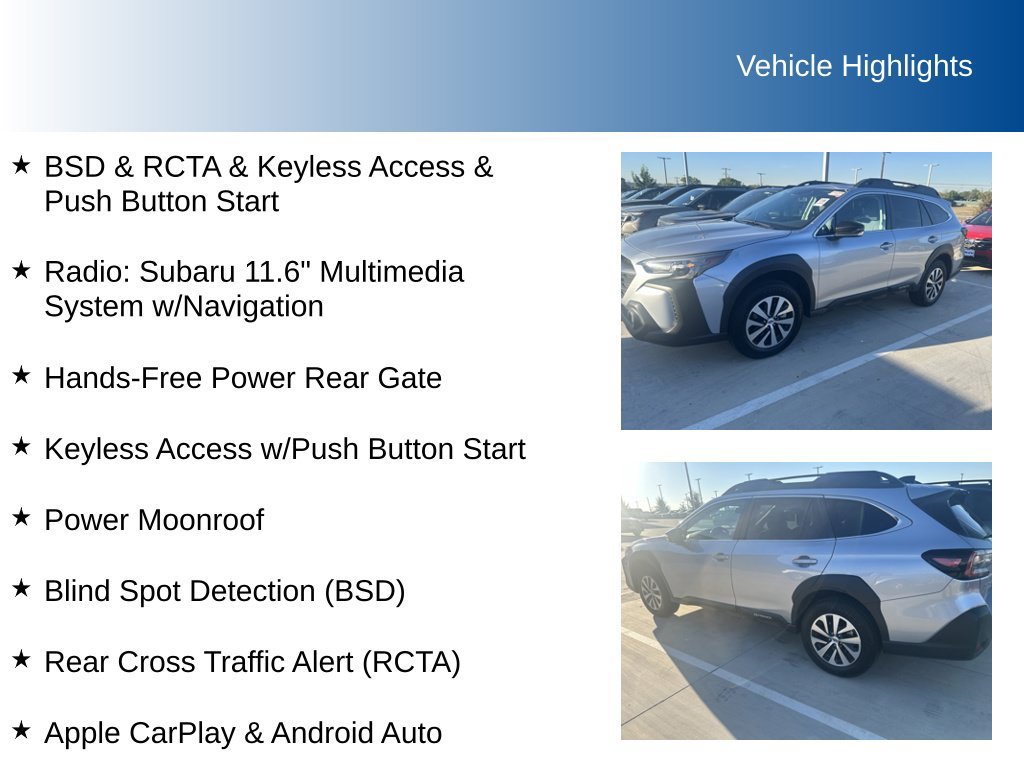 Used 2025 Subaru Outback Premium AWD/4WD image 5