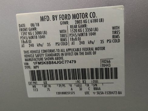 Used 2018 Ford Explorer 4WD image 33