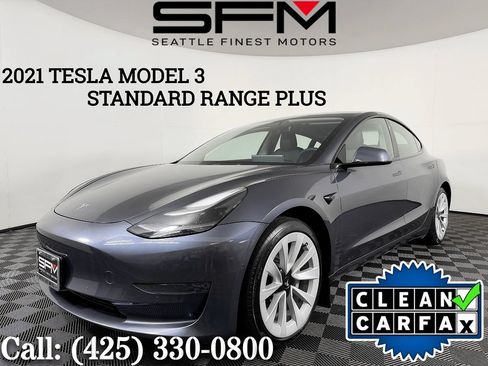 Used 2021 Tesla Model 3 Standard Range Plus RWD image 1