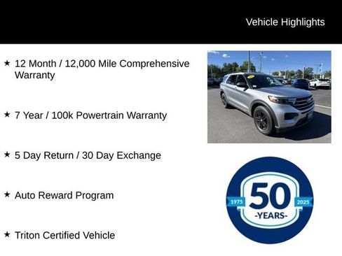 Used 2022 Ford Explorer XLT w/ Class IV Trailer Tow Package AWD/4WD image 12