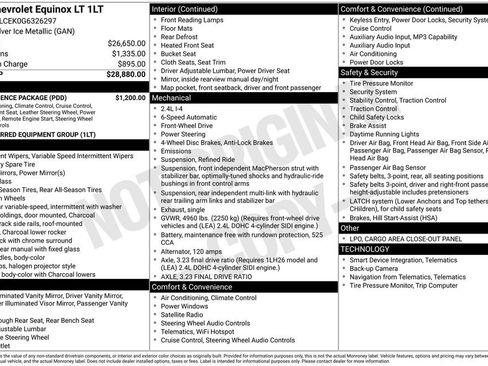 Used 2016 Chevrolet Equinox LT w/ Convenience Package image 3