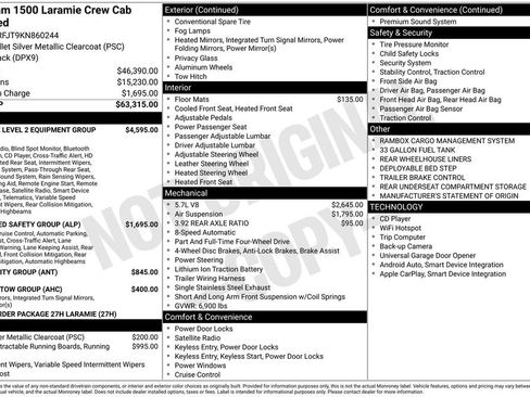 Used 2019 RAM 1500 Laramie image 6