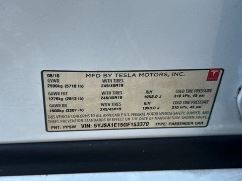 Used 2016 Tesla Model S 75 image 19