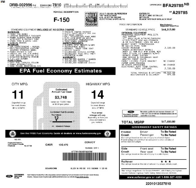 Used 2011 Ford F150 Raptor w/ Raptor Luxury Pkg AWD/4WD image 32
