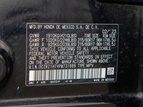 Certified 2023 Honda HR-V EX-L image 39