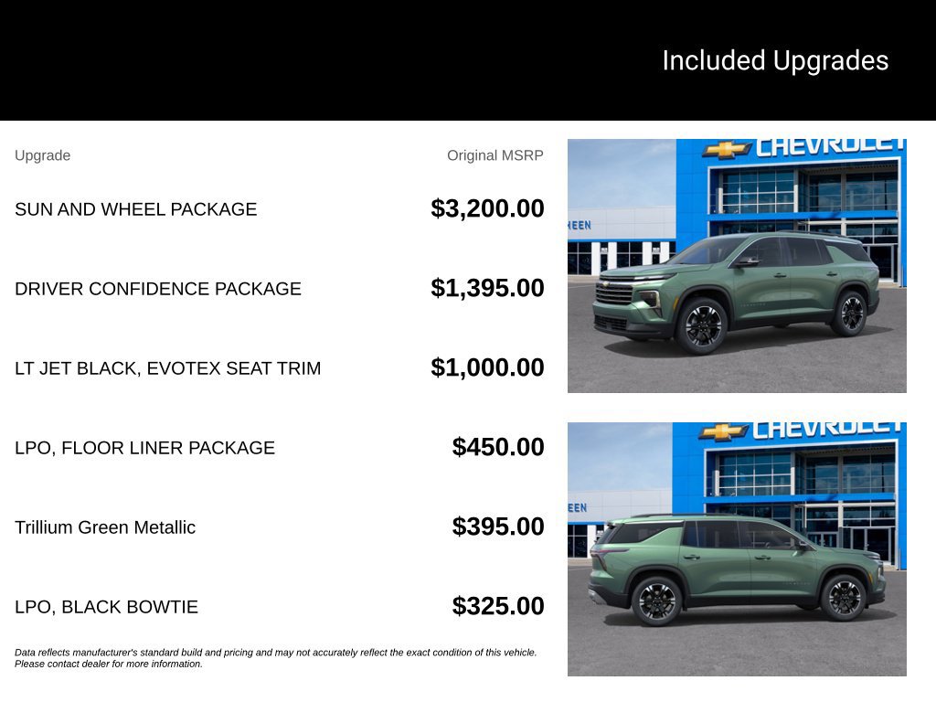 New 2027 Chevrolet Traverse LT w/ Sun and Wheel Package AWD/4WD image 5