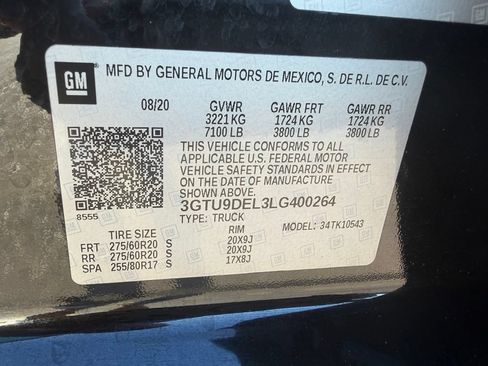 Used 2020 GMC Sierra 1500 SLT AWD/4WD image 42