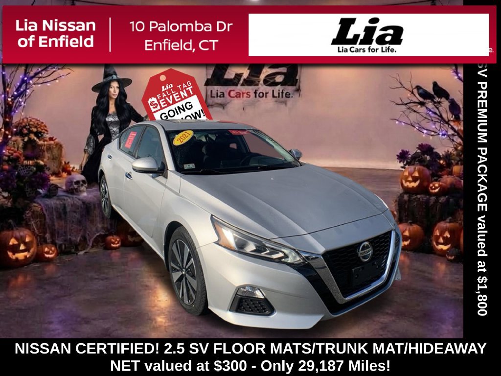 Certified 2021 Nissan Altima 2.5 SV w/ SV Premium Package FWD image 1