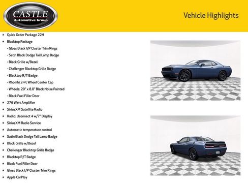 Used 2023 Dodge Challenger R/T w/ Blacktop Package image 4