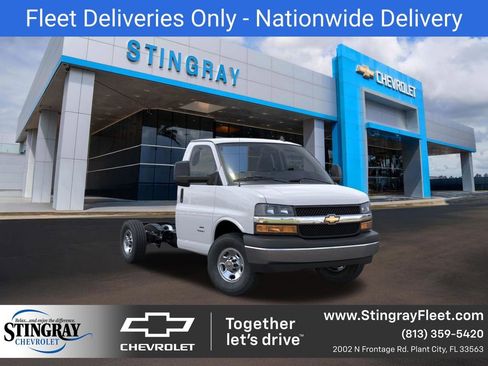 New 2025 Chevrolet Express 3500 w/ Power Convenience Package RWD image 1