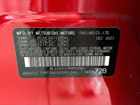 Used 2022 Mitsubishi Mirage ES FWD image 8