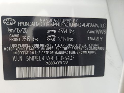 Used 2020 Hyundai Sonata SEL w/ Cargo Package FWD image 33