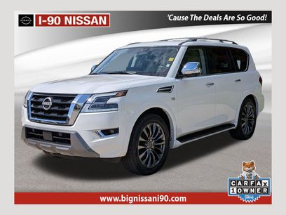 Certified 2022 Nissan Armada Platinum w/ Captain's Chairs Package