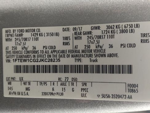 Used 2018 Ford F150 XLT RWD image 33