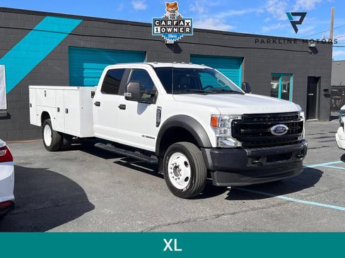 Used 2022 Ford F550 4x4 Crew Cab Super Duty w/ Power Equipment Group image 1