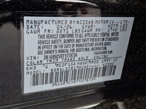 New 2026 Nissan Sentra SV w/ SV Convenience Package FWD image 9