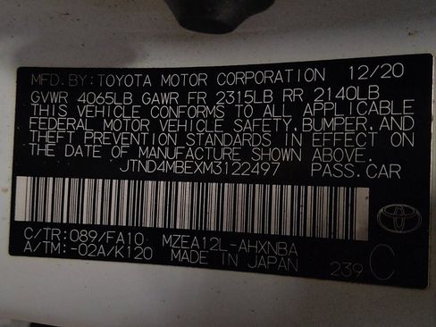 Used 2021 Toyota Corolla SE FWD image 33
