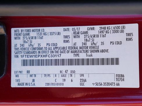 Used 2017 Ford F150 XLT w/ Equipment Group 301A Mid AWD/4WD image 68