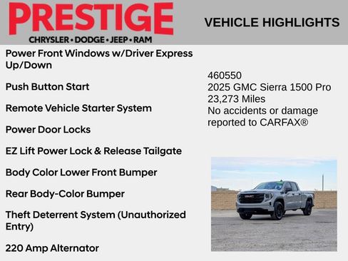 Used 2025 GMC Sierra 1500 Pro w/ Graphite Edition RWD image 4