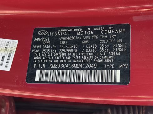 Used 2021 Hyundai Tucson Limited AWD/4WD image 35