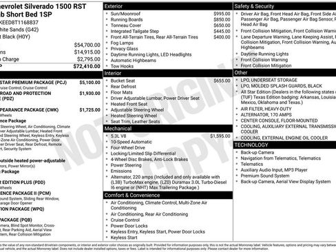 New 2026 Chevrolet Silverado 1500 RST w/ RST All Star Premium Package image 37