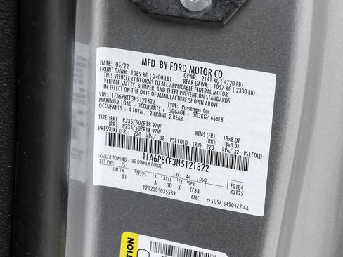 Used 2022 Ford Mustang GT RWD image 59