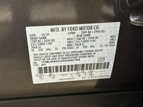 Used 2025 Ford Explorer ST-Line AWD/4WD image 34