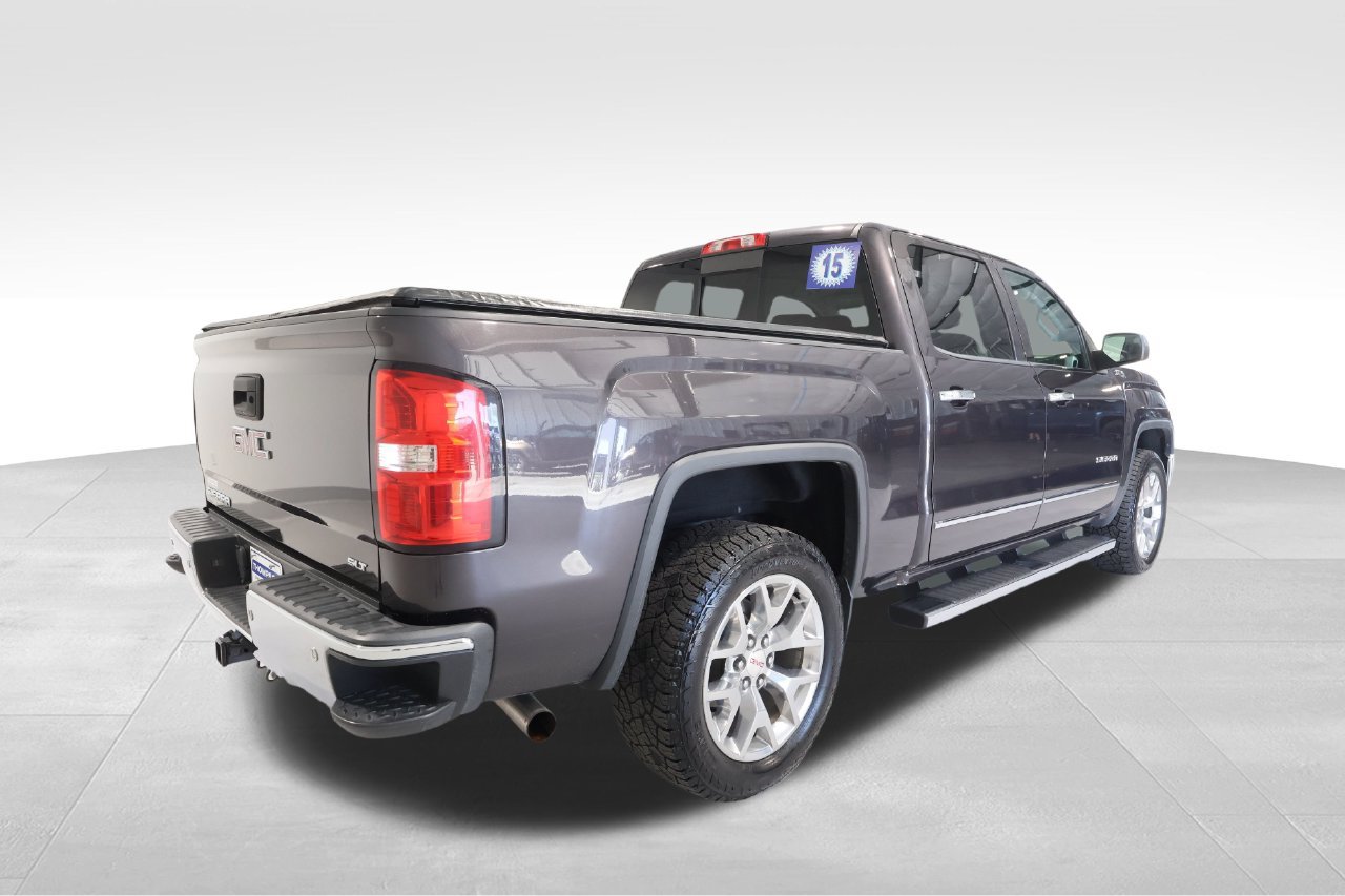 Used 2015 GMC Sierra 1500 SLT w/ SLT Crew Cab Value Package AWD/4WD image 3