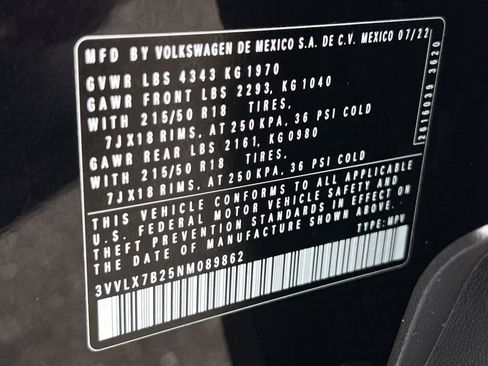 Used 2022 Volkswagen Taos SE AWD/4WD image 39