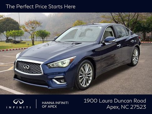 Used 2022 INFINITI Q50 Luxe w/ Cargo Package image 1