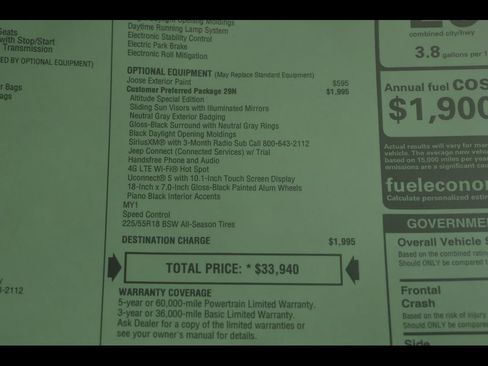 New 2026 Jeep Compass Latitude image 22