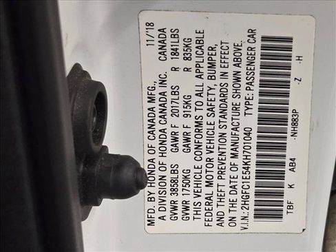 Used 2019 Honda Civic Si image 22