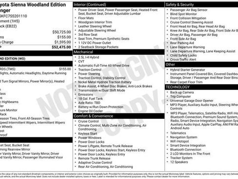 Used 2025 Toyota Sienna XLE Woodland Edition AWD/4WD image 33
