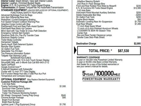 Used 2025 RAM 3500 Laramie w/ Towing Technology Group image 2