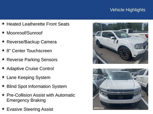 Used 2022 Ford Maverick Lariat w/ Lariat Luxury Package FWD image 9