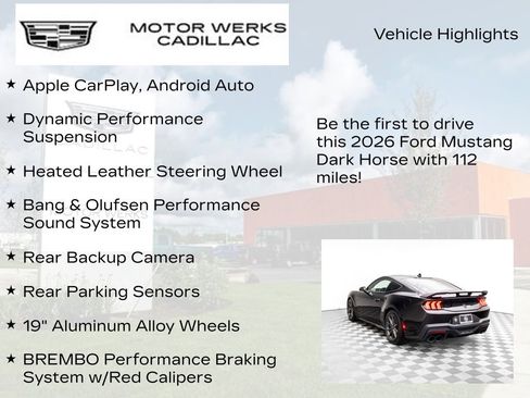 Used 2026 Ford Mustang Dark Horse RWD image 13