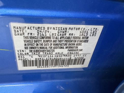 Used 2024 Nissan Sentra SV FWD image 31