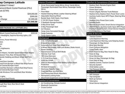 New 2026 Jeep Compass Latitude AWD/4WD image 32