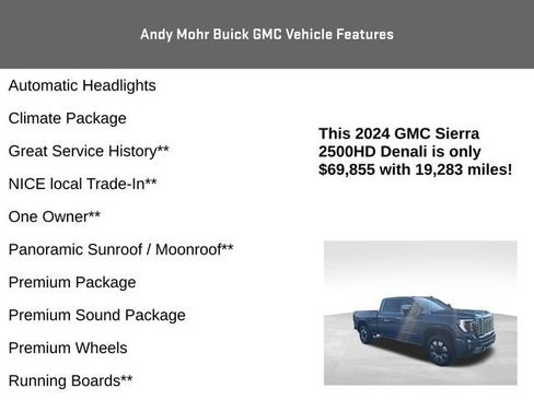 Used 2024 GMC Sierra 2500 Denali w/ Denali Reserve Package AWD/4WD image 8