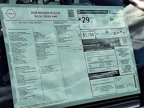 New 2026 Nissan Rogue Rock Creek w/ Rock Creek Premium Package image 27